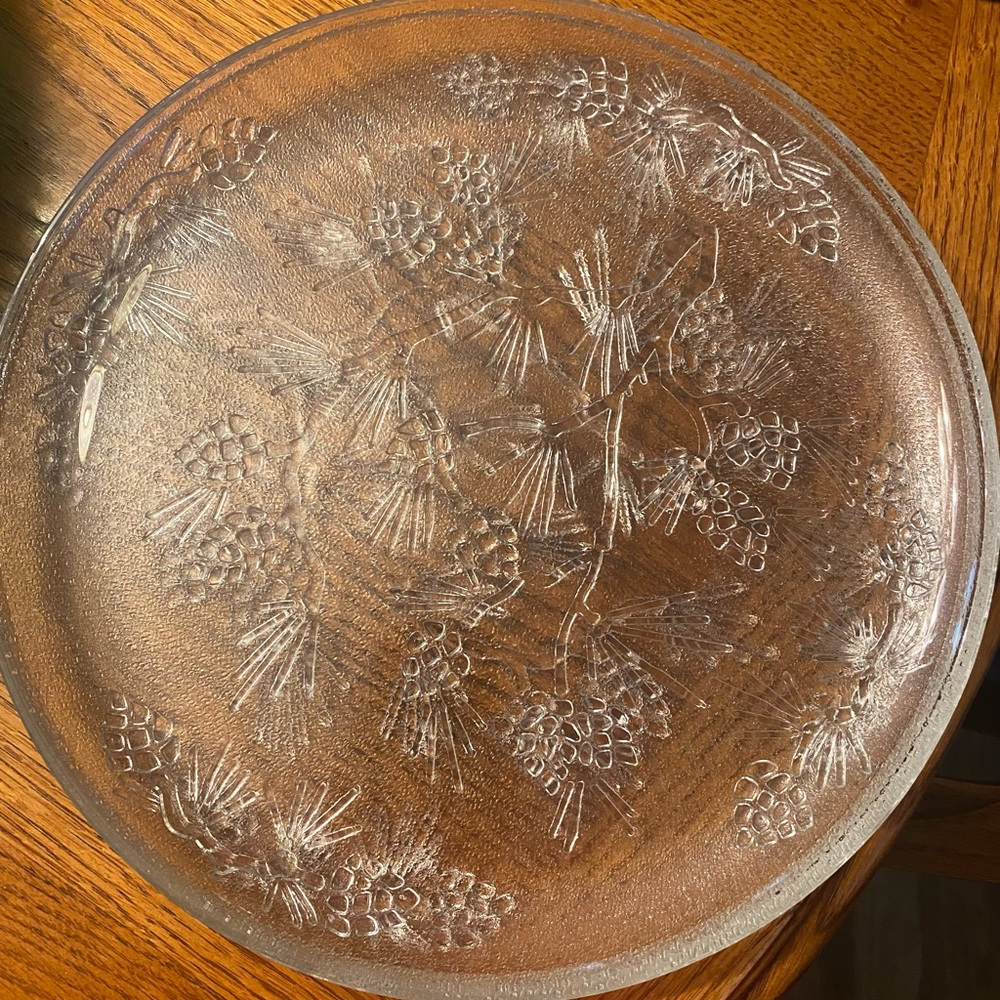 Vintage white Ponderosa Platter